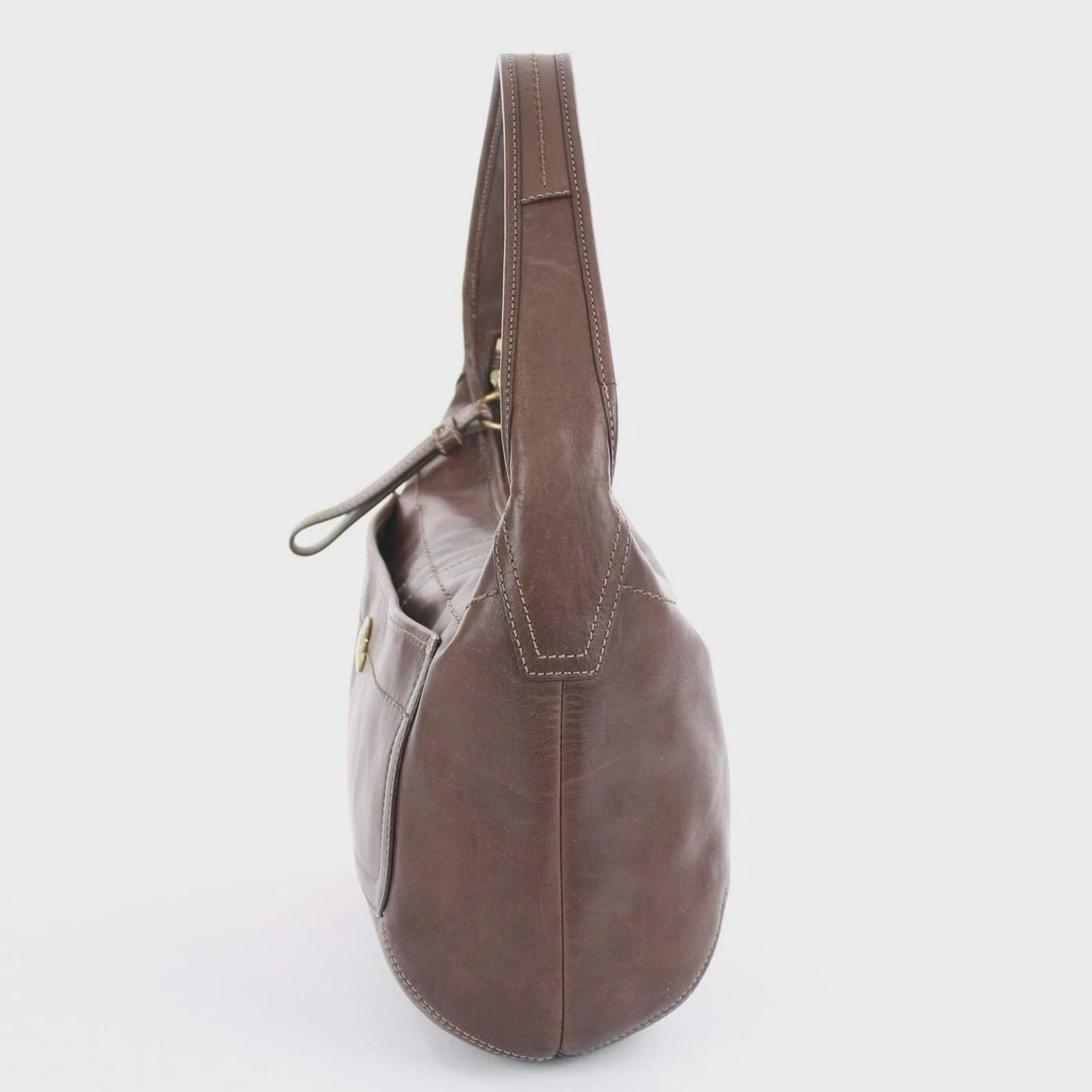 Coach Ergo Brown Leather Shoulder Bag Y2K Vintage Hobo - Etsy