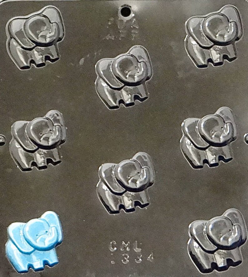 Bite Size Baby Elephant Chocolate Candy Mold Etsy