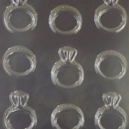 Engagement Wedding Ring Chocolate Candy Mold Etsy