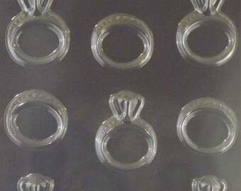 Engagement Ring Wedding Band Chocolate Candy Mold