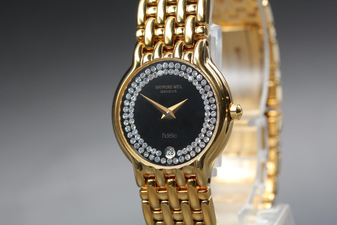 RAYMOND WEIL Fidelio 4702 レディース 18K GE N Mint