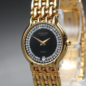 RAYMOND WEIL Fidelio 腕時計 Raymond Weil Fidelio 9131 18k Gold Plated Moonphase | eBay