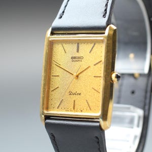 稼働 SEIKO Dolce 腕時計 アンティーク バングルウォッチ 1913 SEIKO - 稼働 SEIKO Dolce 腕時計 アンティーク バングルウォッチ 1913
