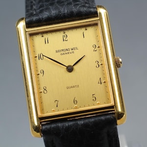 Raymond Weil Tank Watch - Etsy Canada