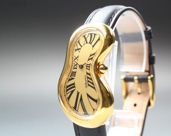 Vintage Exaequo Soft Watch Salvador Dali Unisex Red Dial - Etsy