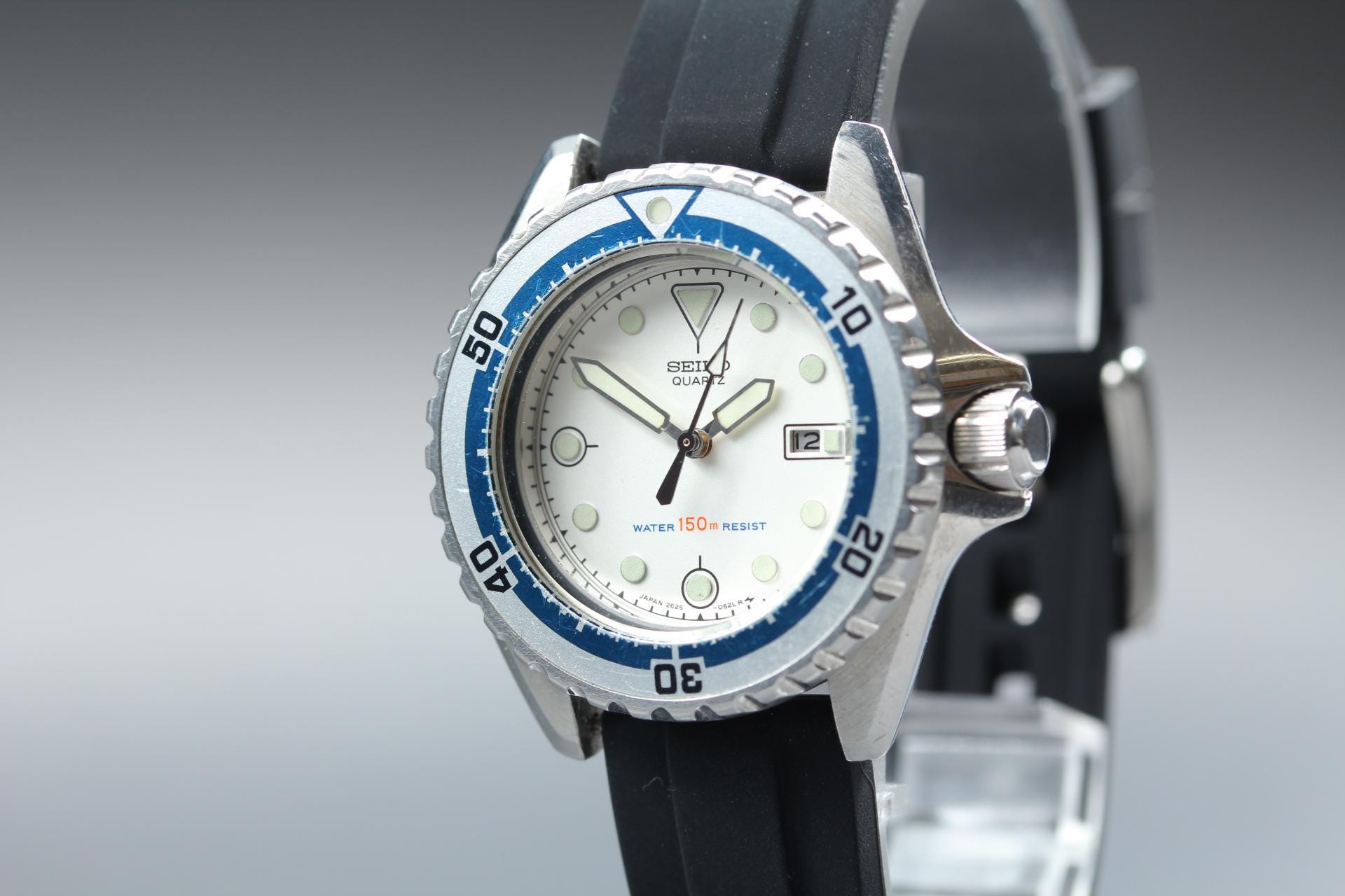シルバー ステンレススチール クォーツ腕時計 Watch 1982 - Etsy 日本