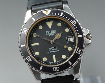 Vintage 28mm Tag Heuer 200 Meters, Quartz, Calendar Stainless