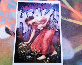 For Free - A4 print graffiti vs fine art painting pre graffalite by Hoakser