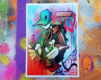Graffiti Character Etsy
