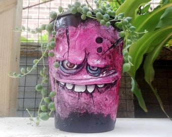 Plant Pot Sculpture Recycled Ceramic Indoor Planter