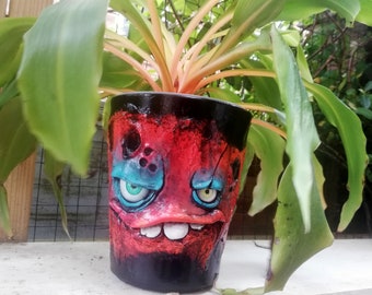 Plant Pot Sculpture Recycled Ceramic Indoor Planter