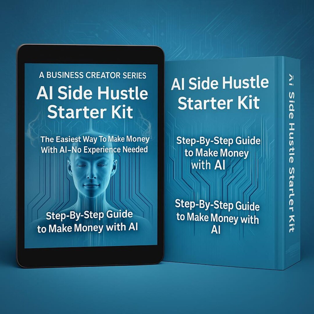 AI Side Hustle Starter Kit / Digital E-book / Make Money Online / Step ...