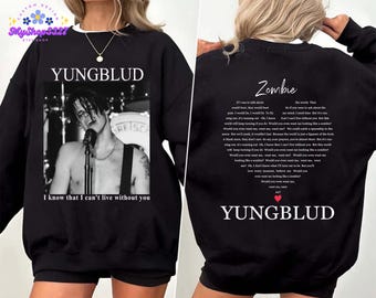 Yungblud Unisex Shirt, Yungblud Kid's Sweatshirt, World Tour Graphic Shirt, Streetwear Sweatshirt, Retro Hoodie