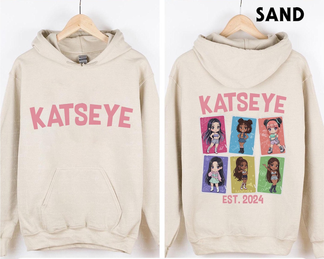 Katseye Shirt, Katseye World Tour Sweatshirt Both Sides, Katseye Kpop
