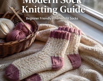 Modern Sock Knitting for Everyday Wear - Practical Techniques for Comfortable, Well-Fitting Socks (PDF)