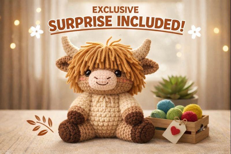 39 Highland Cow Crochet Patterns for Rustic, Fluffy Amigurumi Charm 6 Highland Cow Crochet Guide