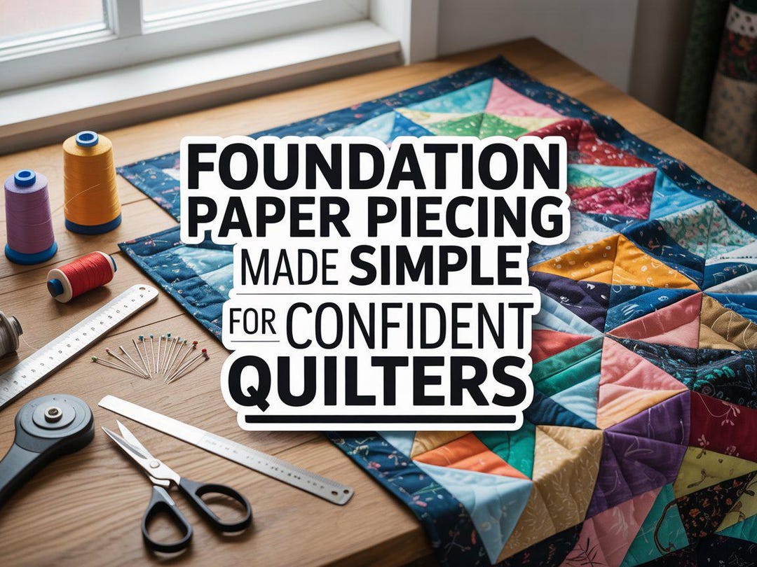 Foundation Paper Piecing Guide – Accurate Quilt Blocks Tutorial (PDF ...