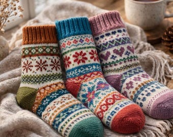 Colorwork Socks Made Easy for Knitters - Simple, Cozy Sock Projects with Color Patterns