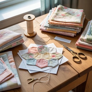 English Paper Piecing Projects for Beginners Made Simple - Portable Quilts & Easy Hand Sewing Creations