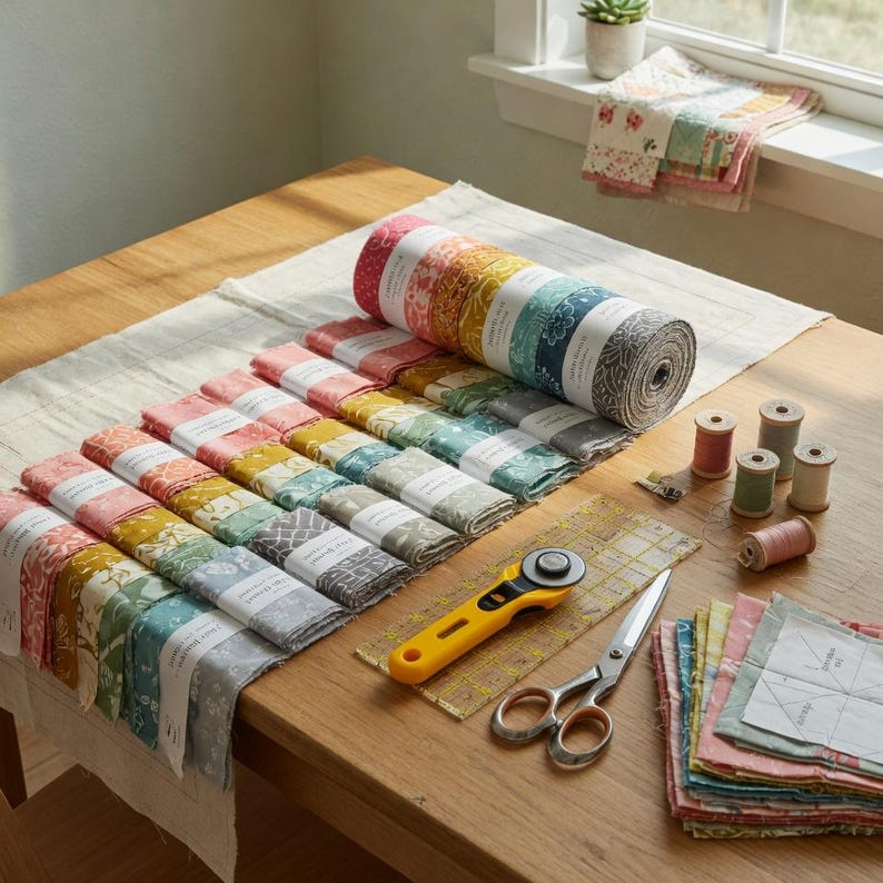 Cozy Jelly Roll Quilt Patterns – Fast Strip Designs (digital PDF ...