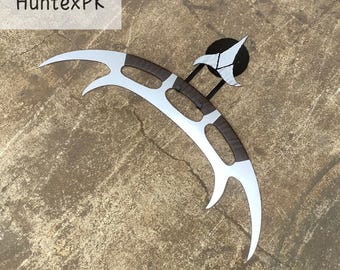 Handmade Star Trek Klingon Bat’leth  Of Kahlees with leather cover