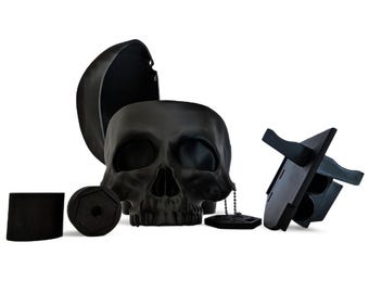 SKULL-S / Organizador y caja de almacenamiento para atomizadores, baterías y todo tipo de accesorios de vapeo. Para vapeadores avanzados.