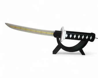 Lámpara LED USB TANTO / Daga Japonesa, con tira COB regulable. Ideal para salas de juegos y anime.