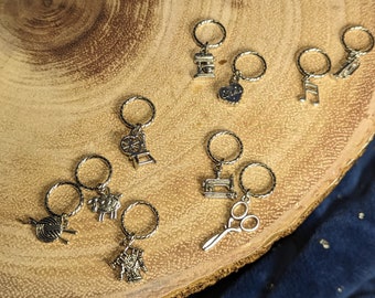 Knitting & Hobbies KNITknacks Stitch Markers - Create Your Own Collection - Choose Your Favorite Charms