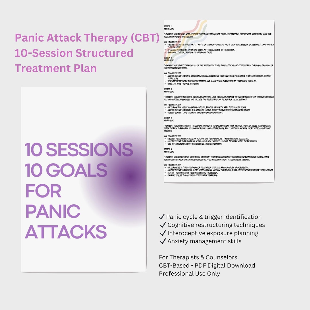 CBT Panic Attack Therapy | 10-week Treatment Plan | Panic Disorder ...