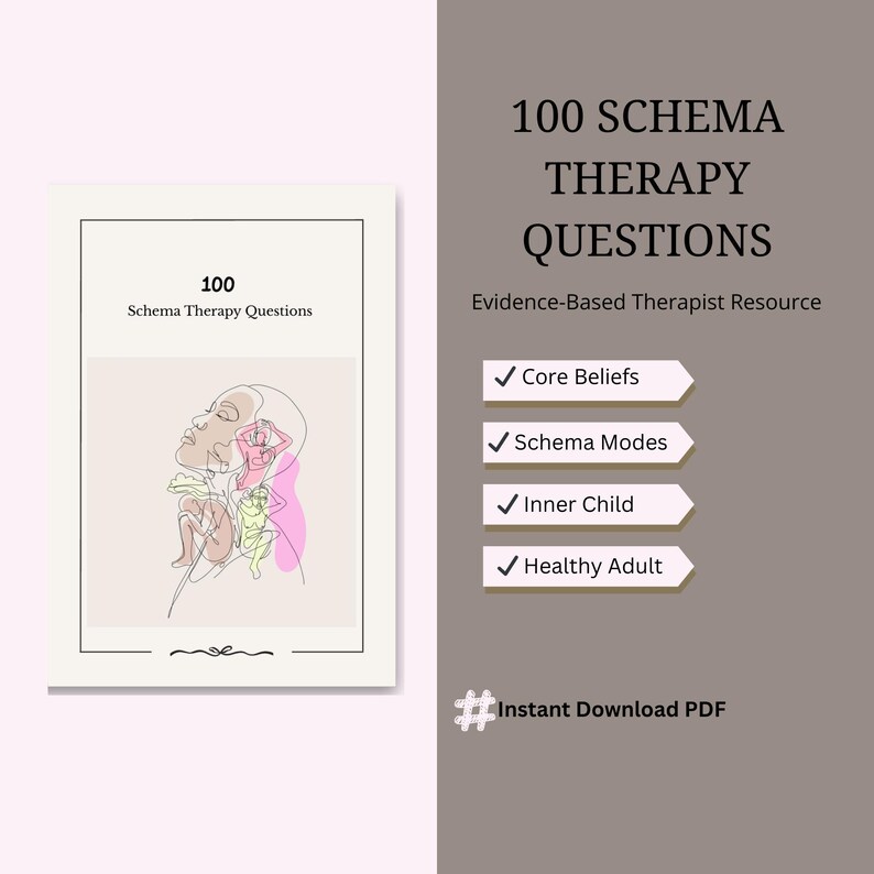 Schema Therapy Questions PDF | 100 Evidence-based Therapist Resource ...