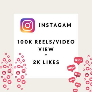 100k Instagram views + 2000 Instagram Likes Organic Engagement Boost