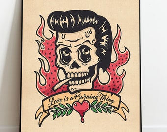 Johnny Cash Tattoo - Etsy Johnny Cash Tattoo - Etsy