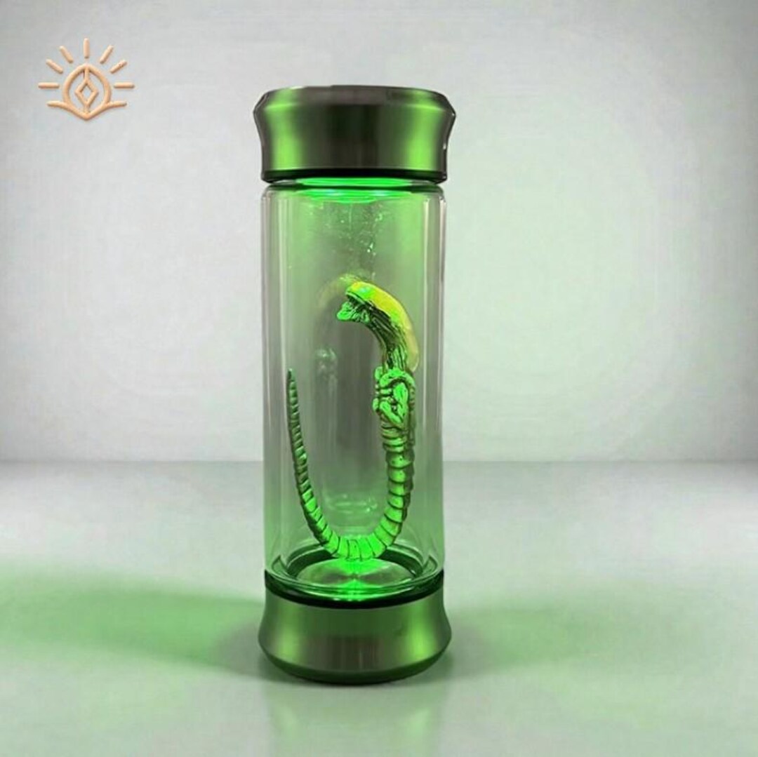 Alien Xenomorph Specimen in Glass Jar – Handmade Creature Art & Sci-fi ...