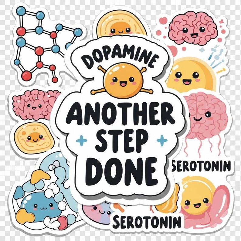 ADHD Planner Stickers | Dopamine Reward, Habit Tracker (2 PDF Files) - Etsy