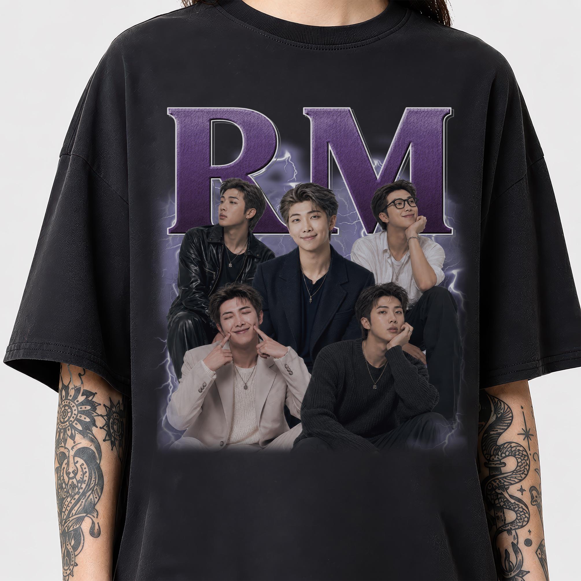 Bts Rm Vintage Shirt - Etsy