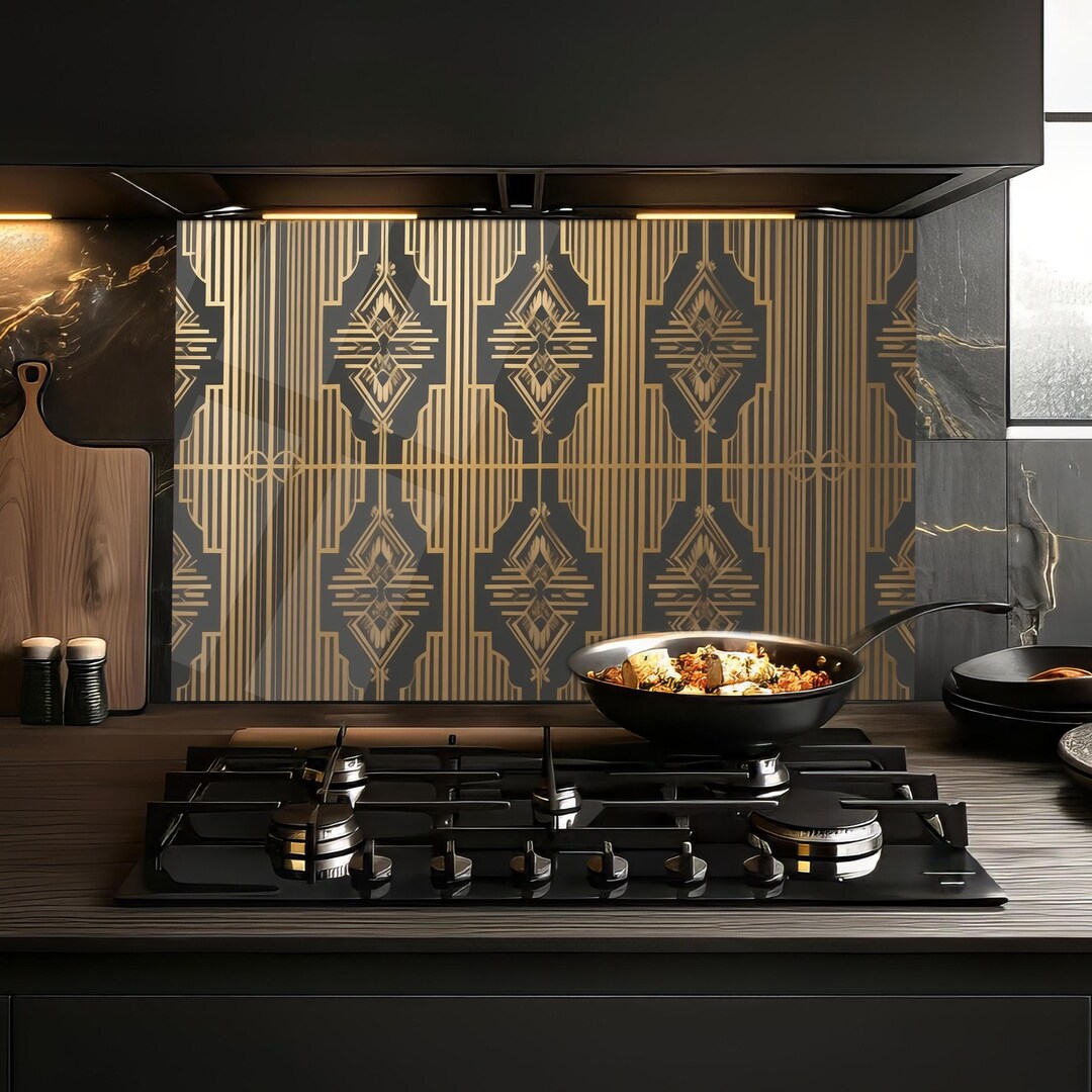 Art Deco Kitchen Backsplash