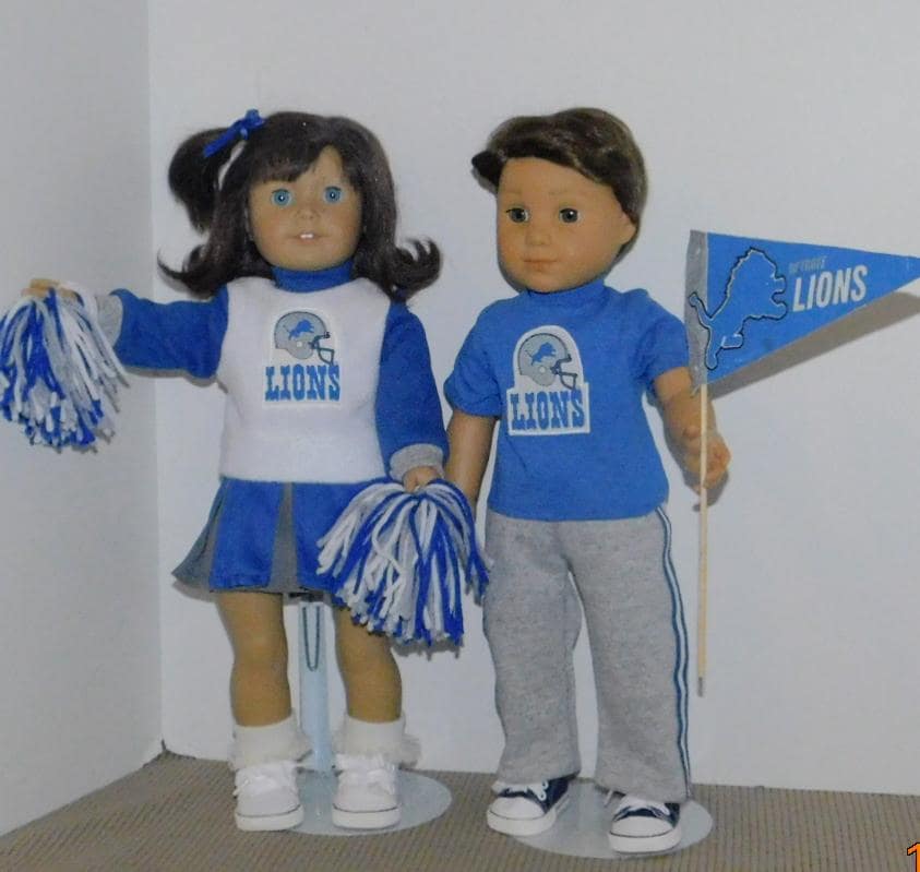 Detroit Lions Cheerleader Outfit