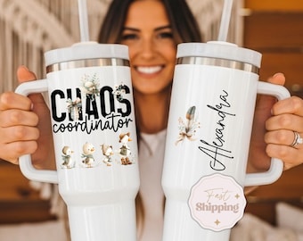 Custom Personalized Chaos Coordinator 40oz Tumbler Gift