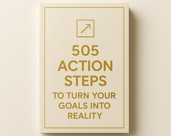 Planificador de objetivos navideños (PDF) • 505 indicaciones prácticas, reflexión navideña (descarga digital)