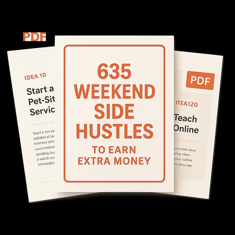 635 Weekend Side Hustles PDF • Make Extra Money Fast • Christmas ...