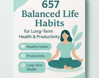 657 Hábitos de Vida Equilibrada (PDF) • Hábitos diarios para la salud, la productividad y el bienestar a largo plazo