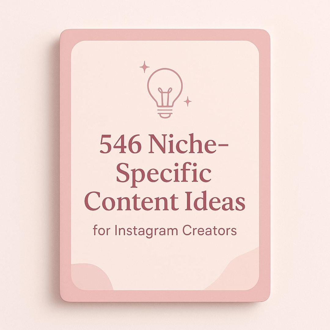 546 Niche-specific Content Ideas for Instagram Creators PDF • Christmas ...