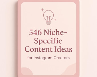546 ideas de contenido específicas de nicho para creadores de Instagram (PDF) • Sugerencias para contenido navideño