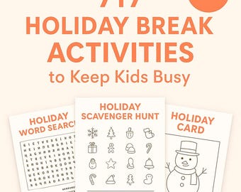 Actividades para niños durante las vacaciones • 717 ideas divertidas para el invierno (PDF)