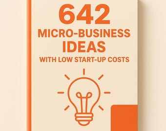 Guía de ideas para microempresas • 642 emprendimientos de bajo costo (PDF)