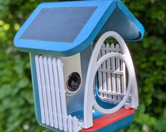 Medium/Big bird deterrent compatible with Bird Buddy; Anti large and medium Birds! (White)