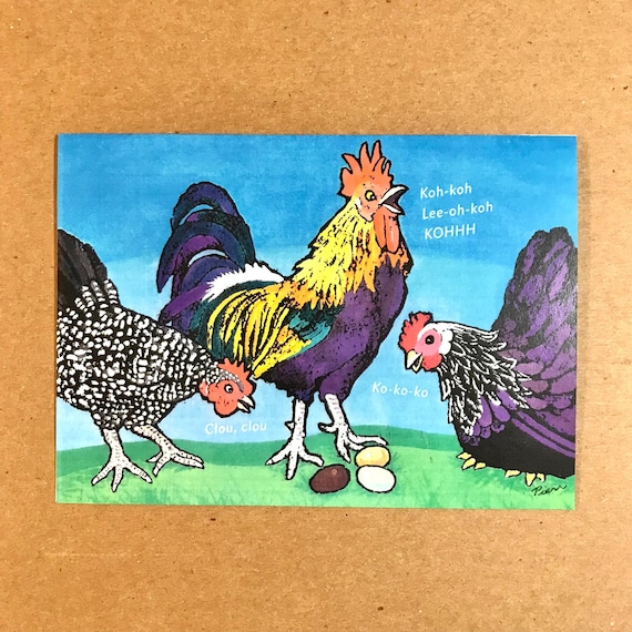 1 Chicken Talk Card