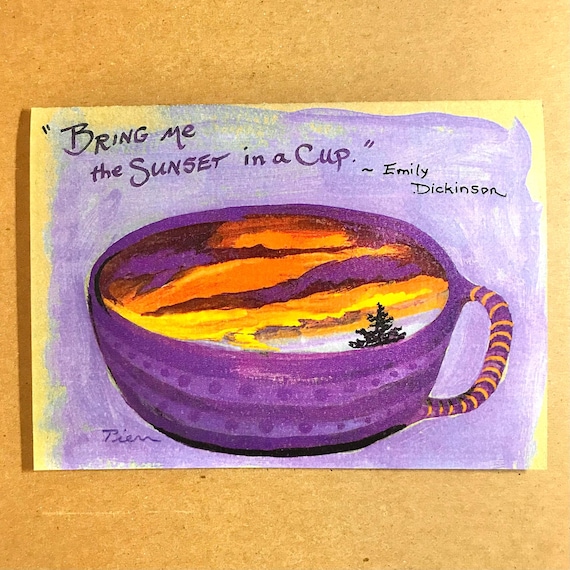 1 Sunset in a Cup Card