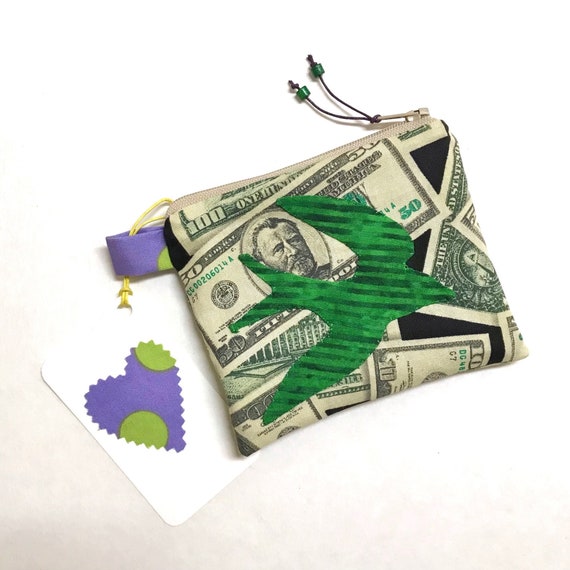 Tiny Swallow Wallet ~ Coin Card Purse ~ Ready to Ship!