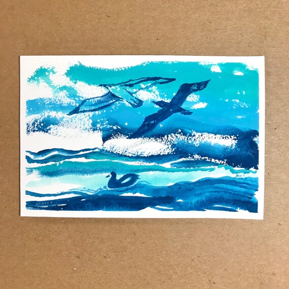 Albatross ~ Postcard Painting #276